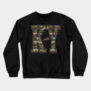 Kentucky KY Camoflauge Crewneck Sweatshirt